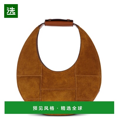 1h可退 香港直邮Staud 女士 Moon 手提包 H25P4022GP brown棕色