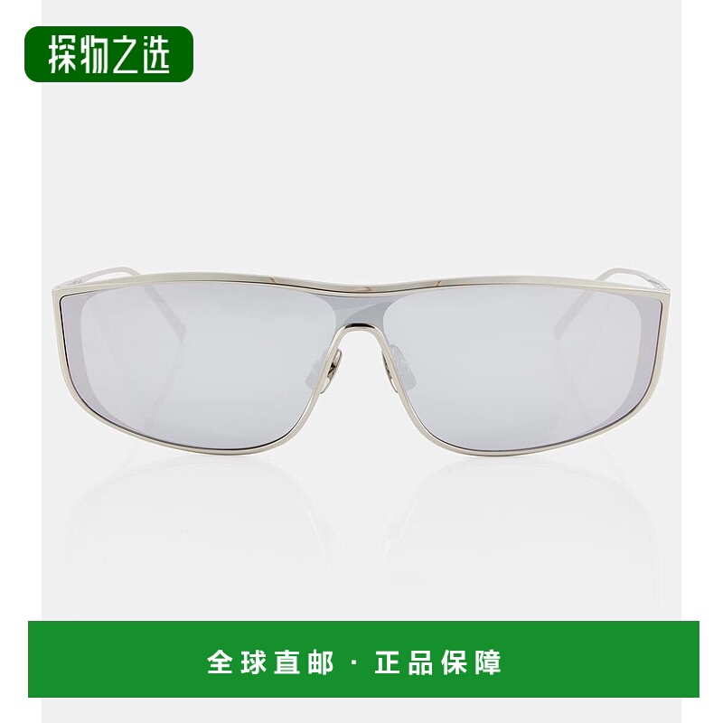 香港直邮Saint Laurent 圣罗兰 女士 SL 605 矩形太阳眼镜 001124