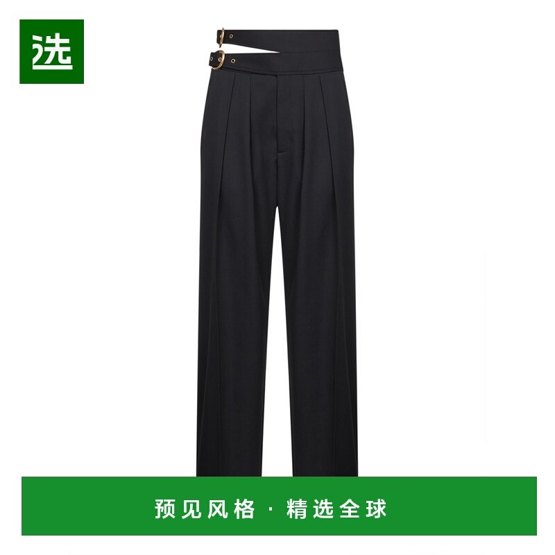 香港直邮CHLOÉ 女士休闲裤 CH26SPA08067001 SS2026 黑色 Chloé,女装/女士精品,休闲裤,淘宝优惠券,粉丝福利购,淘宝优惠卷