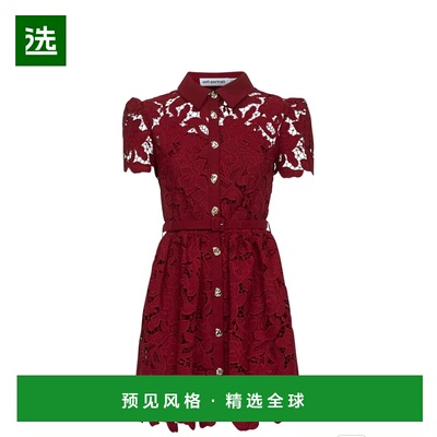 香港直邮SELF-PORTRAIT 女士连衣裙 PF25112SBU AW2025 红色