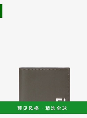 1h可退 欧洲直邮FENDI（2025新品）FF Squared 2折钱包-紧凑型2折