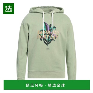 1h可退 香港直邮Replay 男士 运动衫 green绿色 舒适时尚