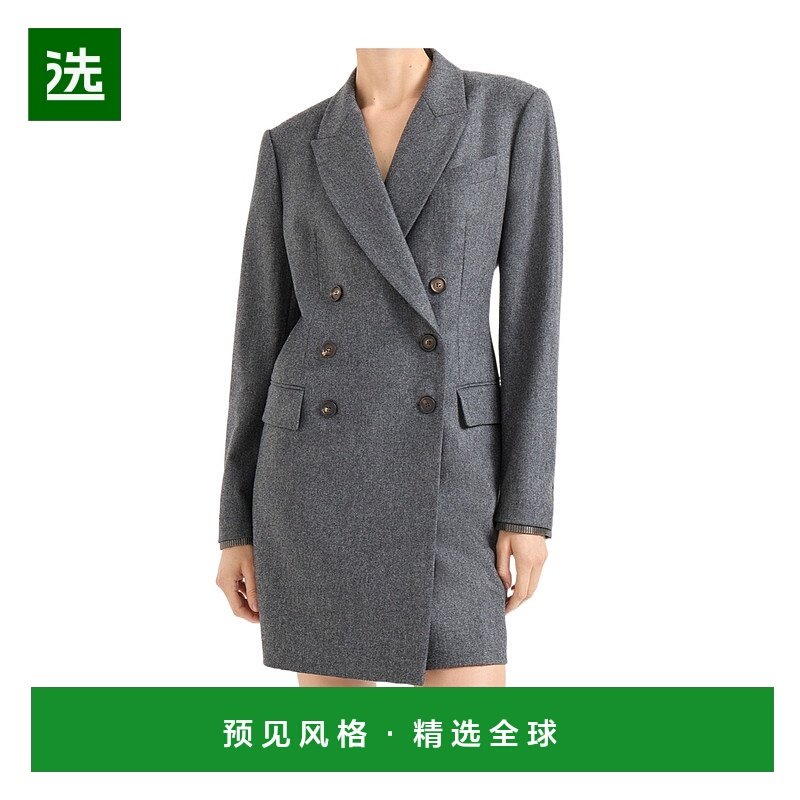 香港直邮Brunello Cucinelli 羊毛西装裙 M038PA5427