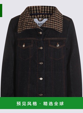 1h可退 香港直邮GANNI 女士外套 J1766568 AW2025 黑色