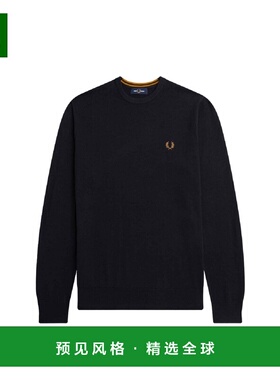 1h可退 香港直邮FRED PERRY 男士卫衣 K9601795BLU SS2024 黑色 F