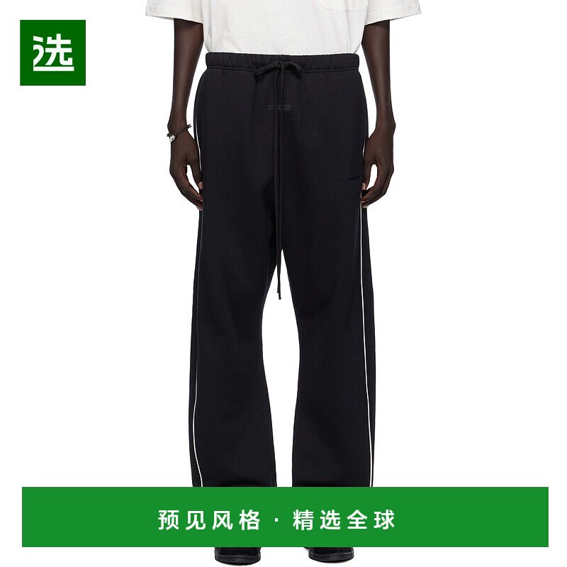 1h可退 香港直邮essentials fear of god 男士 黑色 Relaxed Flee