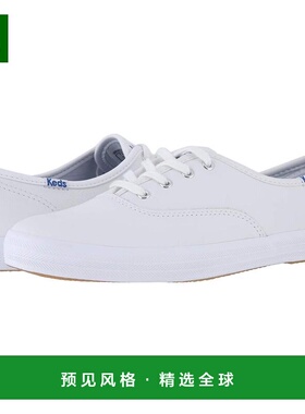 1h可退 【美国直邮】Keds|皮质冠军鞋 White Leather运动鞋女鞋