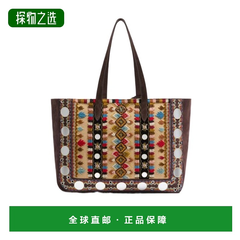 香港直邮Valentino VALENTINO GARAVANI 大号刺绣购物袋 YB0R78VV