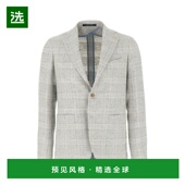 香港直邮Tagliatore 男士 刺绣棉混纺西装 1h可退 外套 1SMC22K610