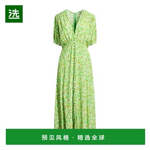 1h可退 香港直邮FAITHFULL THE BRAND 女士 中长连衣裙 green绿色