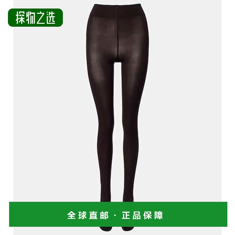 香港直邮Wolford 女士 66 天鹅绒连裤袜 brown棕色 舒适时尚