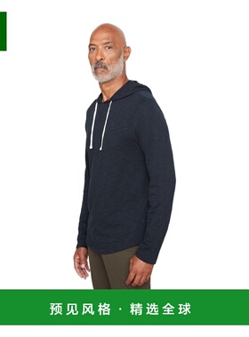 香港直邮VINCE 男士针织衫 M72889164A403 SS2023 黑色 连帽卫衣