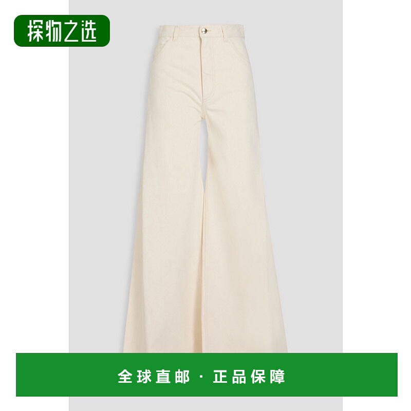 1h可退 香港直邮Chloe 蔻依 女士 高腰阔腿裤 CHC23UDP22152