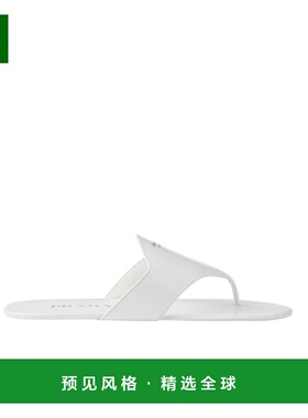 香港直邮Prada 拉绒皮革人字凉鞋 1Y057O055F005普拉达