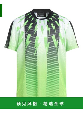 1h可退 香港直邮Neil Barrett 尼奥·贝奈特 男士 T恤 green绿色