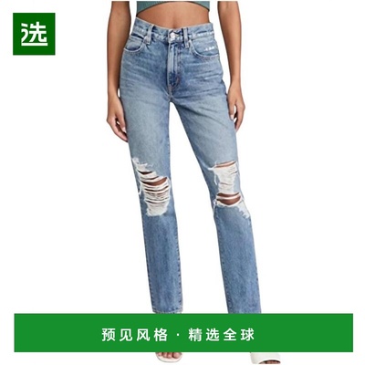 1h可退 【美国直邮】slvrlake 女士 休闲裤牛仔裤直筒裤