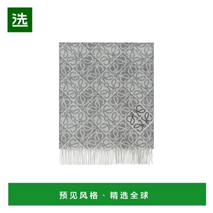 香港直邮Loewe 双面羊毛羊绒围巾罗意威 F811SS1X01新款