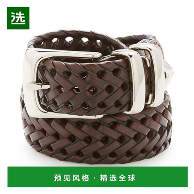 1h可退 【美国直邮】Perry Ellis Portfolio|Men's Leather Braid