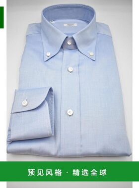 香港直邮BARBA 男士衬衫 D3U24P01PZ5010U01 AW2024 蓝色 Barba S