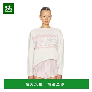 1h可退 香港直邮LOVESHACKFANCY 女士 Francie 套头衫上衣 K21302