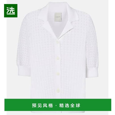 1h可退 香港直邮VARLEY 女士 Ellie 洞洞针织棉质针织开衫