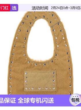 1h可退 香港直邮Gimaguas 女士 Franca 米色小牛毛迷你手袋 MINIF