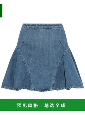 香港直邮Givenchy 牛仔半身裙 BW40ZA516Fa字裙