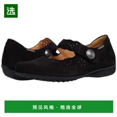 1h可退 透 平底圆头真皮潮流时尚 美国直邮 MEPHISTO女士休闲鞋