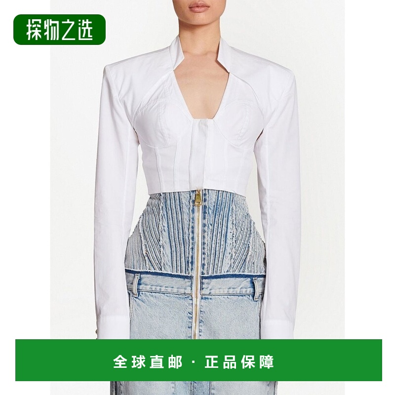 1h可退 欧洲直邮BALMAIN 女士衬衫 YF0HQ000CC520FA