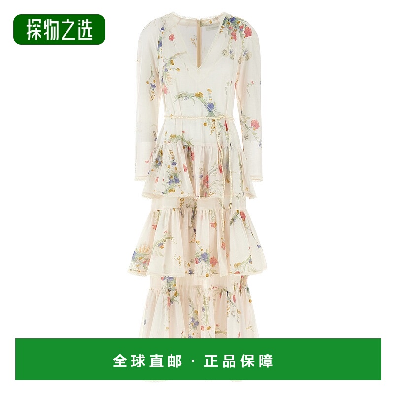 香港直邮ZIMMERMANN 女士 'Lucky Maxi' 连衣裙 4729DSS252CRMBQF