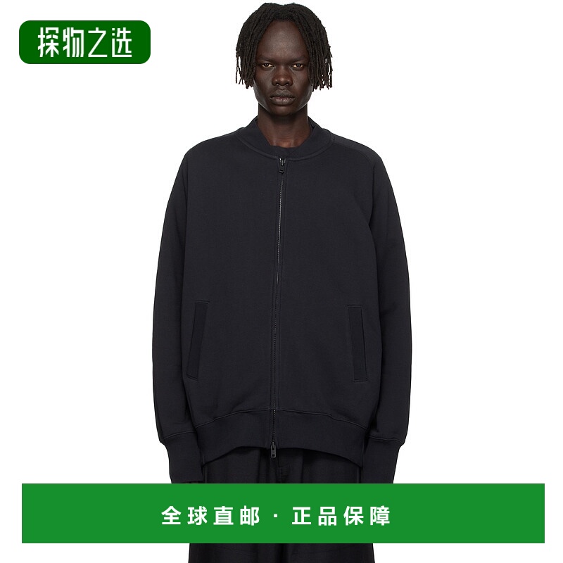 香港直邮Y-3 男士 黑色 FT Track 飞行员夹克 JX7266