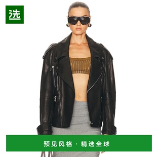 1h可退 香港直邮The Attico 女士 长袖皮夹克 251WCB00099LBT138A