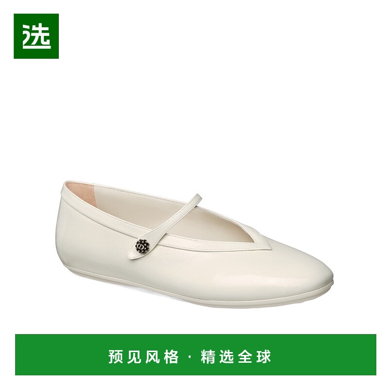 香港直邮Dior 圆头芭蕾舞鞋 KCF092GPC迪奥