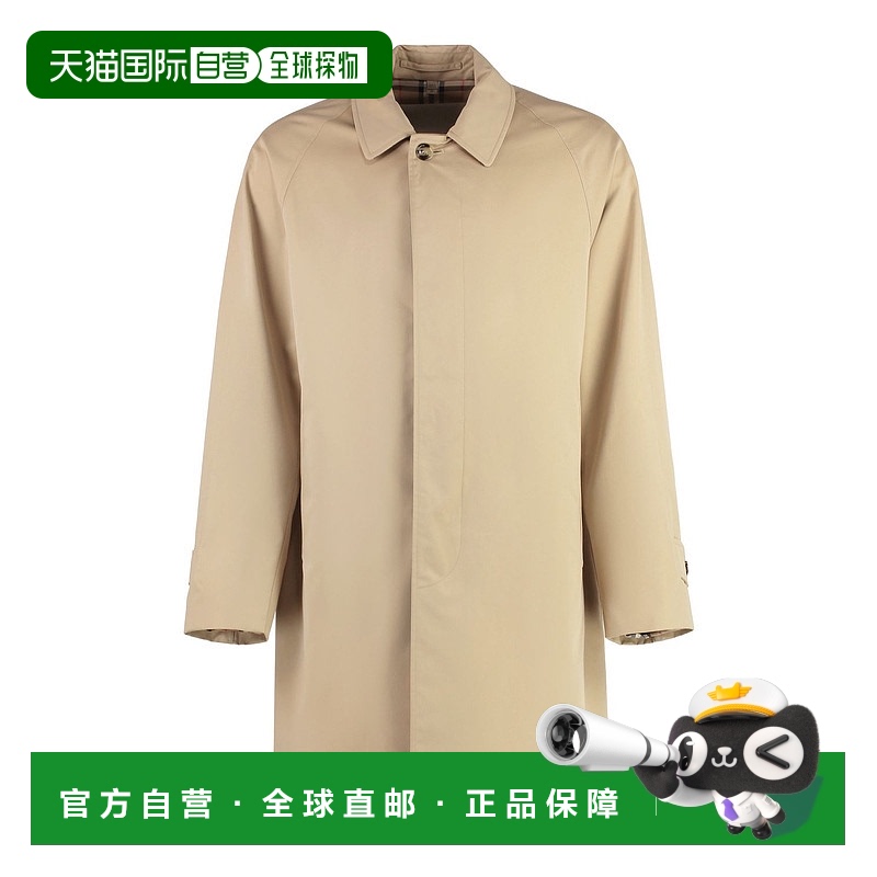 1h可退 香港直邮Burberry 巴宝莉 男士 CAMDEN 棉质风衣 80793961