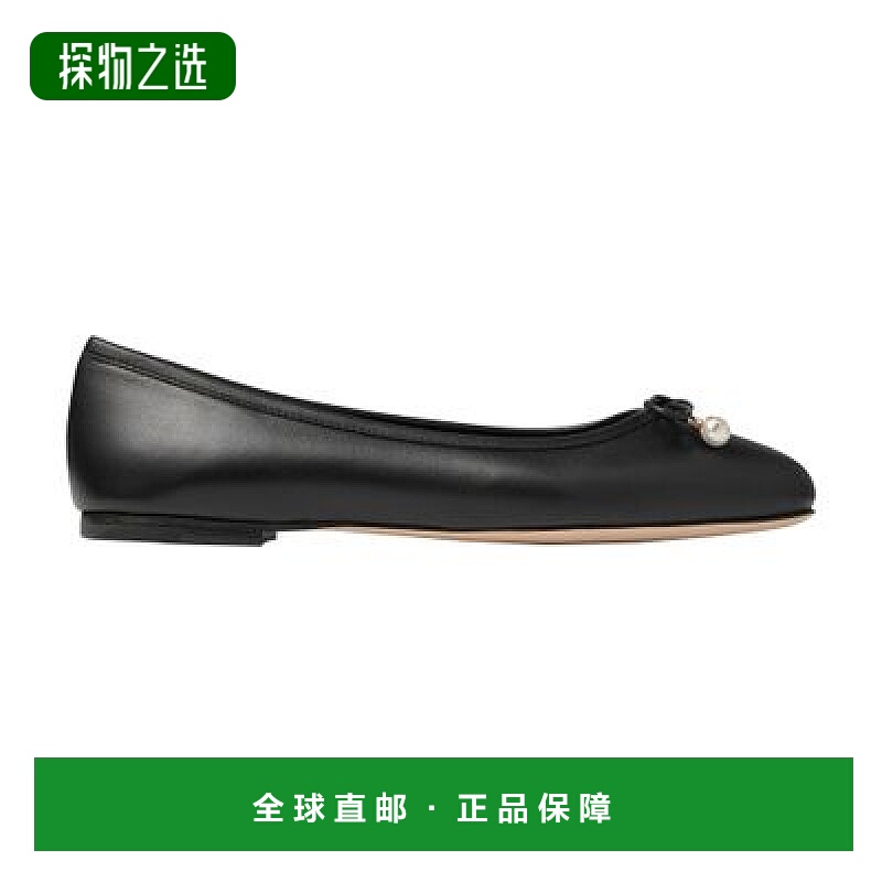 欧洲直邮JIMMY CHOO Elme 平底芭蕾舞平底鞋正品品牌休闲百搭