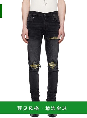 1h可退 香港直邮AMIRI 男士 黑色 MX1 International 牛仔裤 AMDN