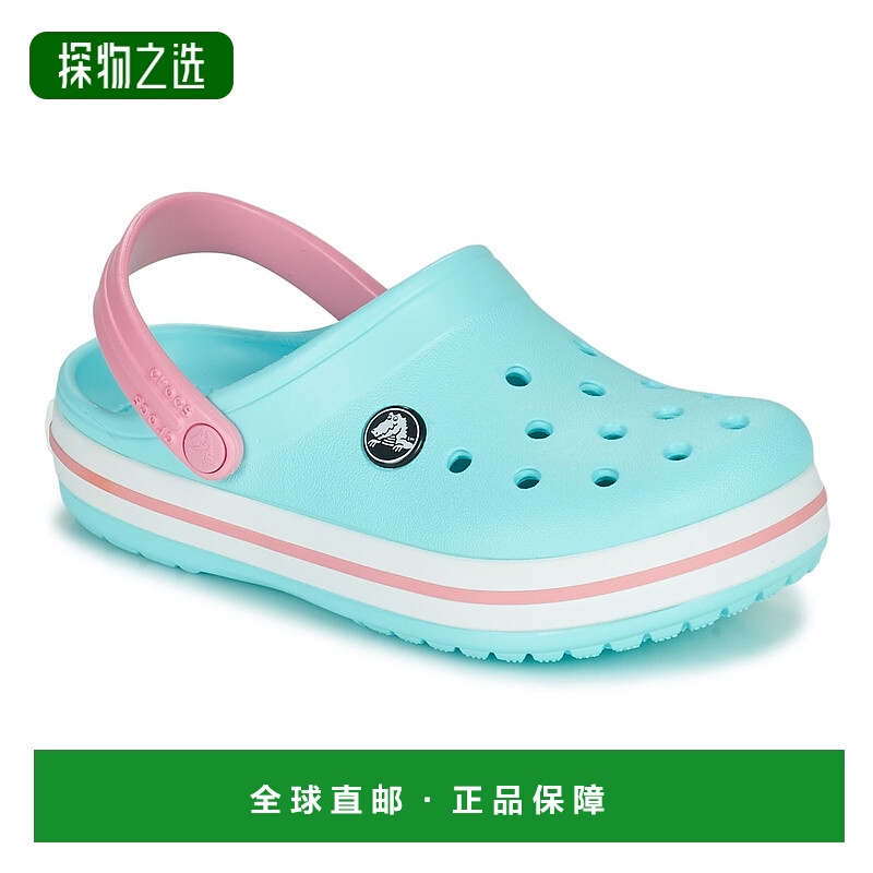 欧洲直邮Crocs 卡骆驰 CROCBAND CLOG K 女童鞋子拖鞋 207006-4S3