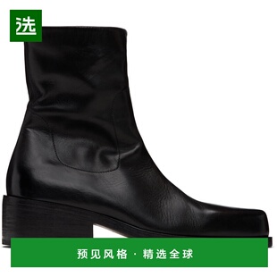 1h可退 香港直邮marsell 男士 黑色 Cassello 踝靴 MM4340P011666