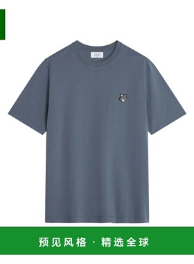 1h可退 香港直邮MAISON KITSUNÉ 男士T恤 PM00108KJ7025P129BLUE