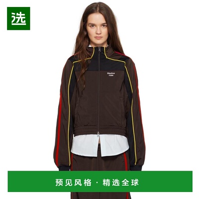 1h可退 香港直邮Martine Rose 女士 棕色 Shrunken 运动夹克 137J