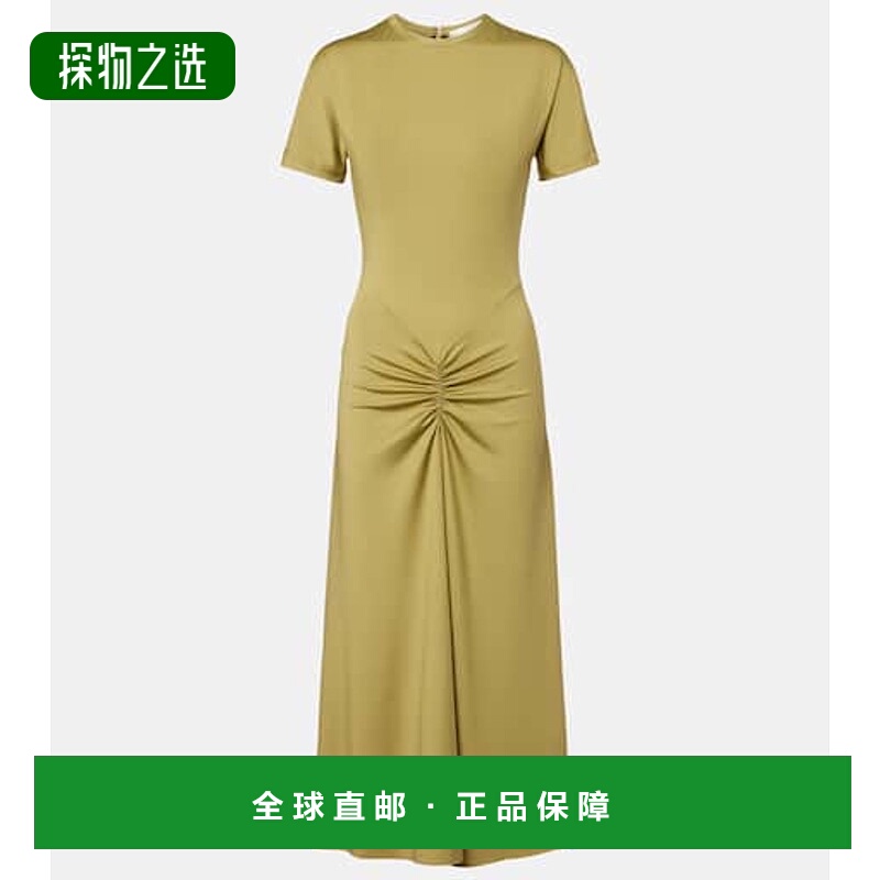 香港直邮VICTORIA BECKHAM 维多利亚·贝克汉姆 女士 褶皱针织T恤