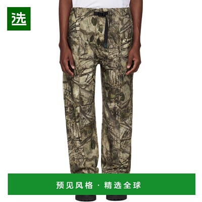 1h可退 香港直邮South2 West8 男士 卡其色 Belted C.S. 长裤 QV5