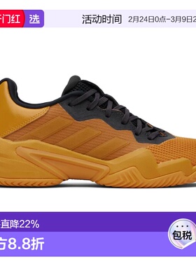 1h可退 香港直邮Y-3 女士 橙色 & 黑色 Barricade 13 Tennis 运动