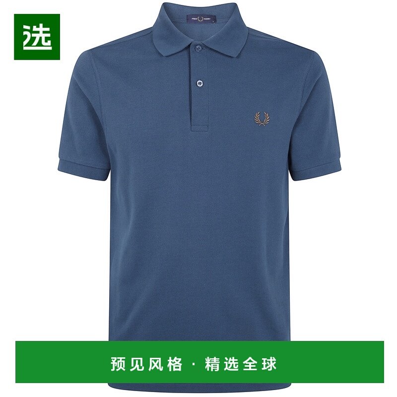 香港直邮FRED PERRY 男士POLO衫 FPM600055Z48 AW2025 蓝色,男装,Polo衫,淘宝优惠券,粉丝福利购,淘宝优惠卷