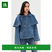 香港直邮Frame 夹克 Denim 1h可退 女士 披肩式 舒适时尚