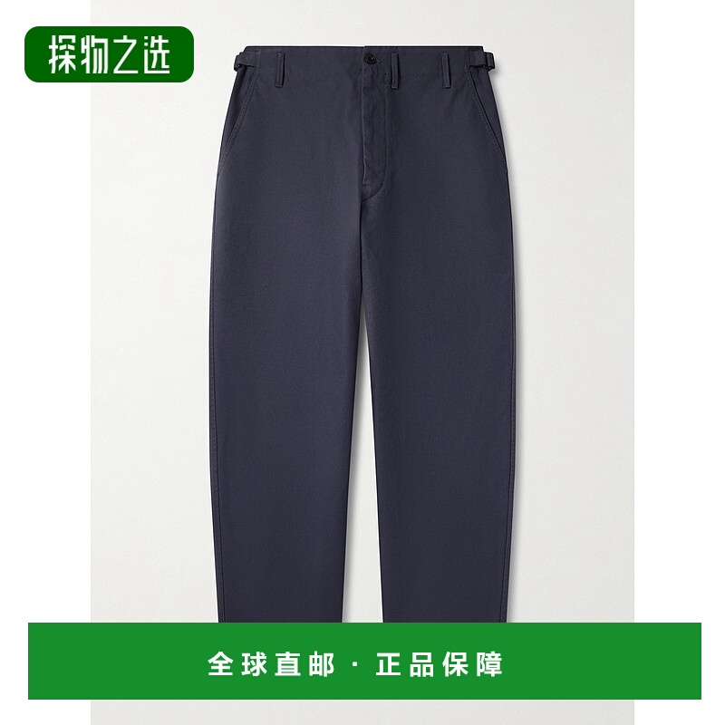 香港直邮Lemaire 男士 可調式腰部直筒褲 PA1254LF1452