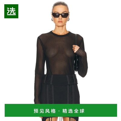 1h可退 香港直邮Helmut Lang 海尔姆特·朗 女士 透视上衣 P05HW7