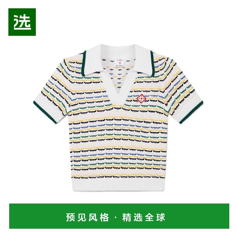 香港直邮CASABLANCA 女士POLO衫 WPF25KW101501 AW2025 花色,女装/女士精品,POLO衫,淘宝优惠券,粉丝福利购,淘宝优惠卷