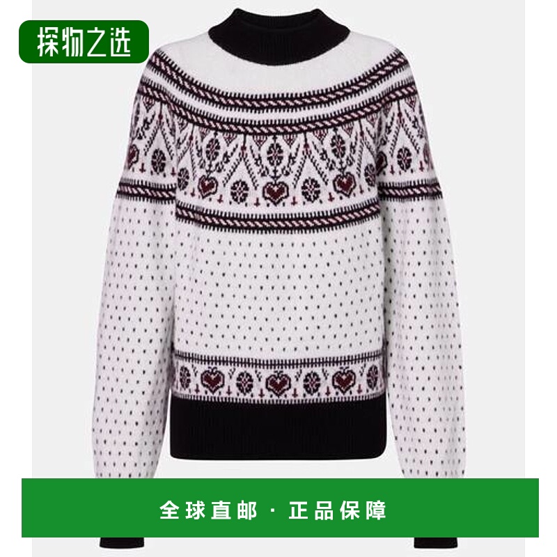 香港直邮KHAITE 女士 Guy 'Fair Isle' 羊绒毛衣
