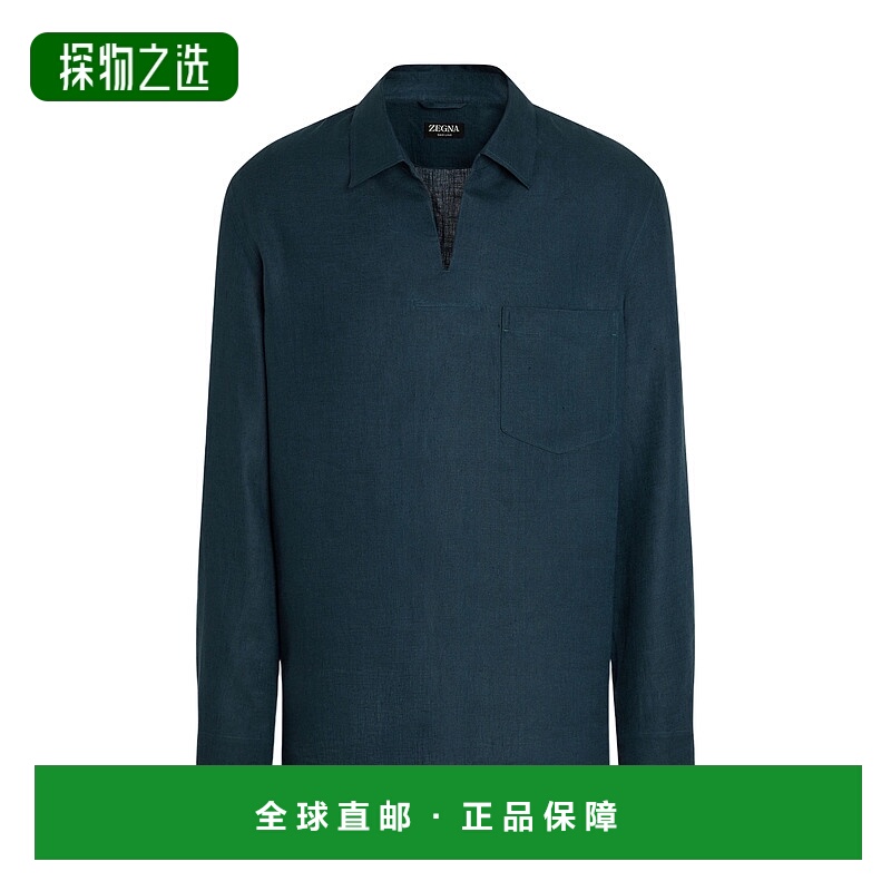 香港直邮Zegna Oasi Lino T恤 UFX30A9SRF12